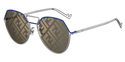 Fendi FF M0073/S 010/UB Sunglasses in Grey/Blue